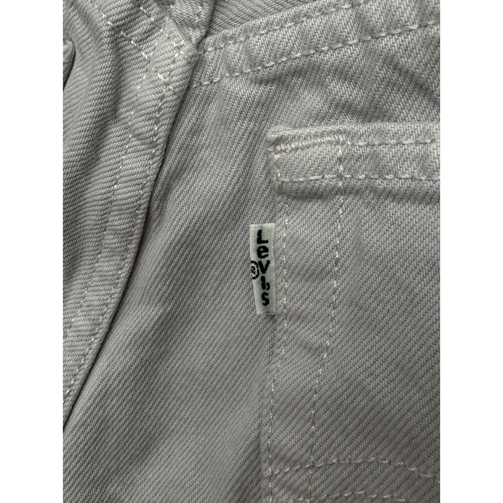 Levis Womens 501 Original High Rise Jean Shorts Size 24 Washed Gray Lilac - Picture 6 of 10